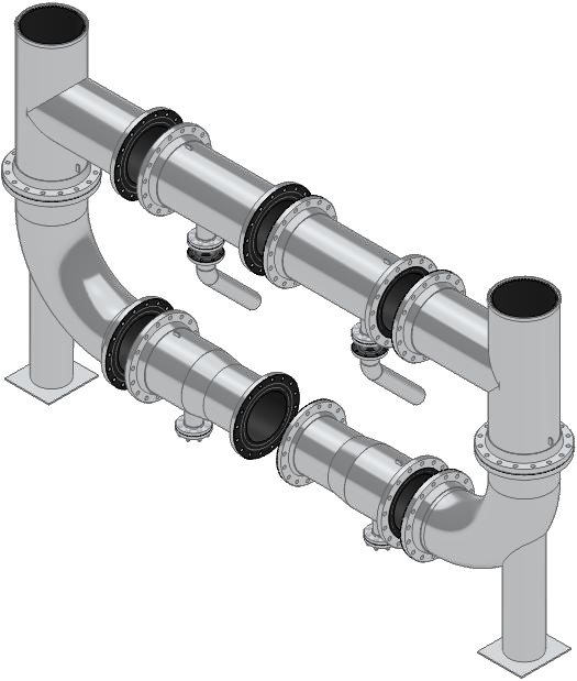 Modelo 3D de sistema de piping y válvulas a partir de nube de puntos